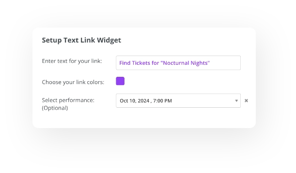 Text Link Widget