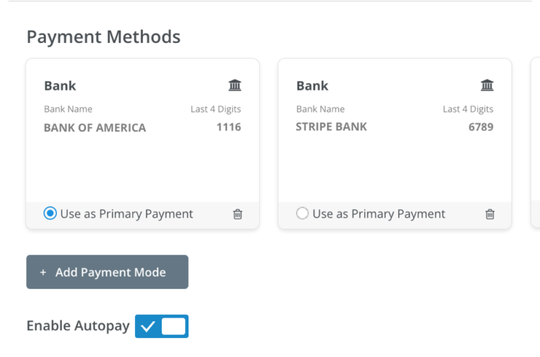 Yapsody event ticketing - Feature - Automated Bill Payments via ACH Banking